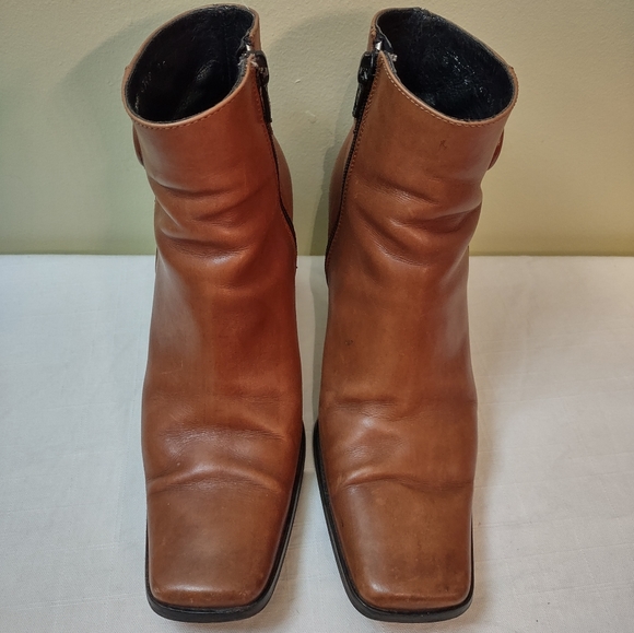 Vera Gomma Calderone Leather Boots Made in Italy Size 36 - Picture 1 of 12